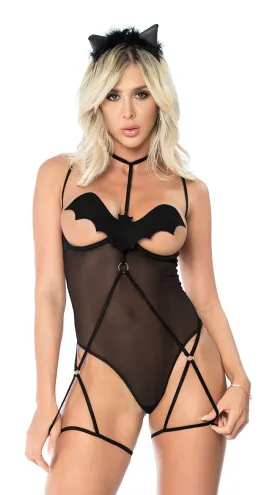 Bat Woman Lingerie Costume