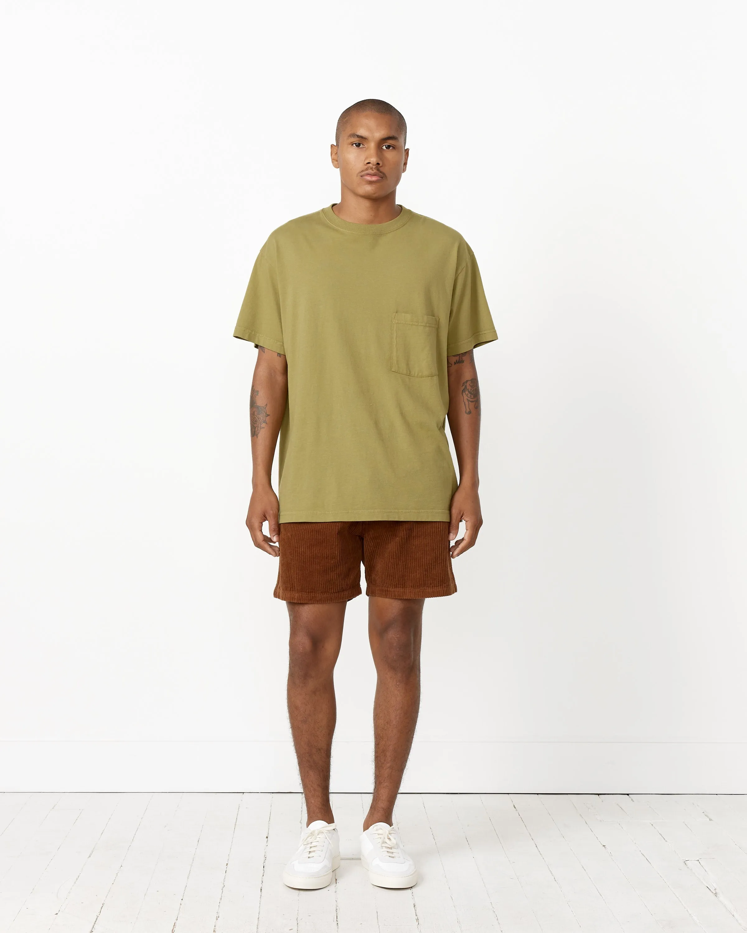 Big Pocket Tee in Avocado