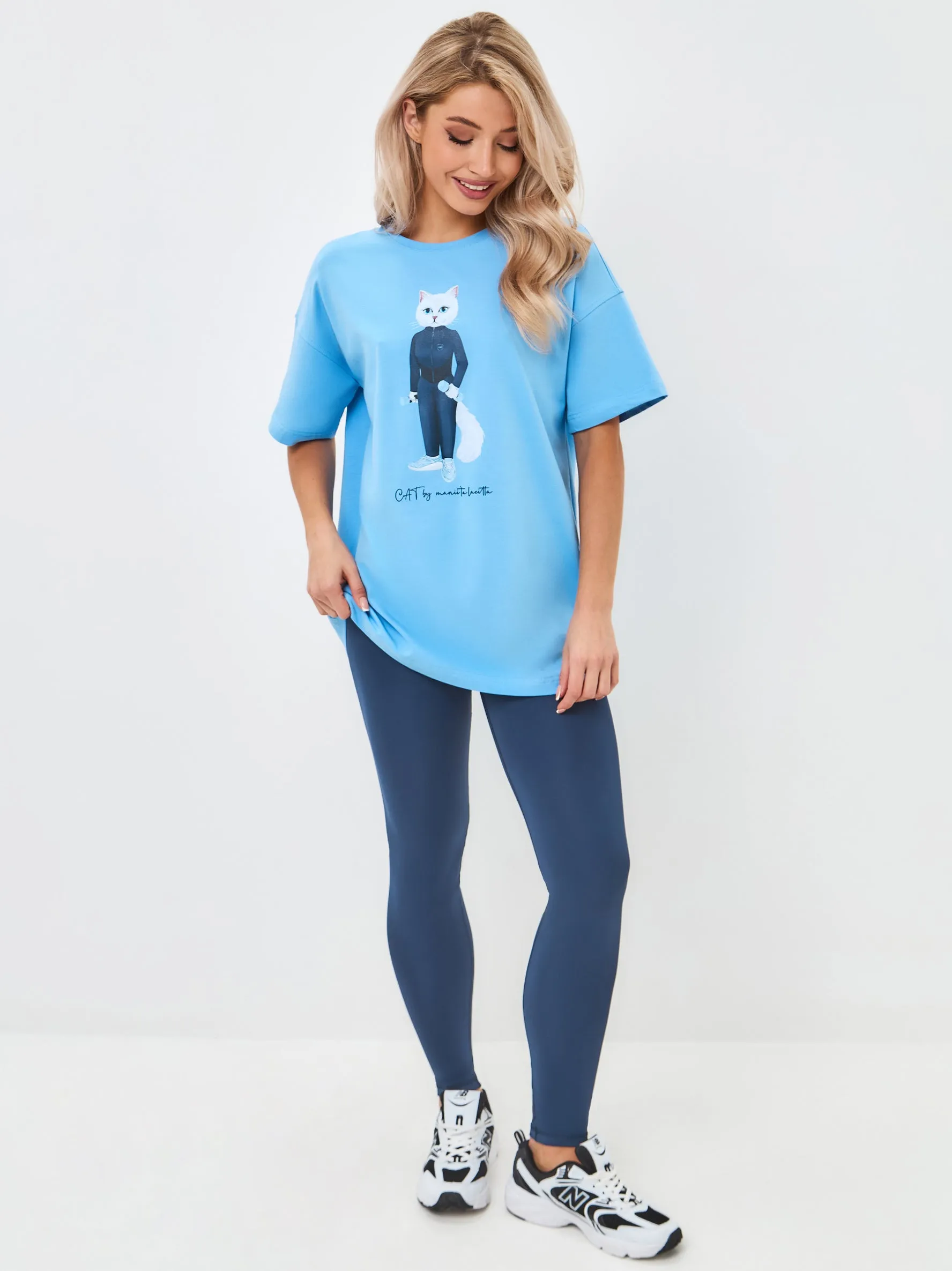 Blue Women's leggins CAT