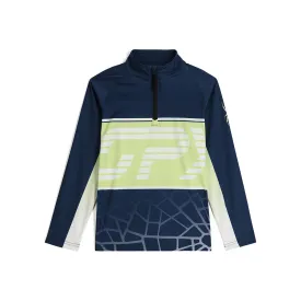 Boys Web Half Zip - True Navy