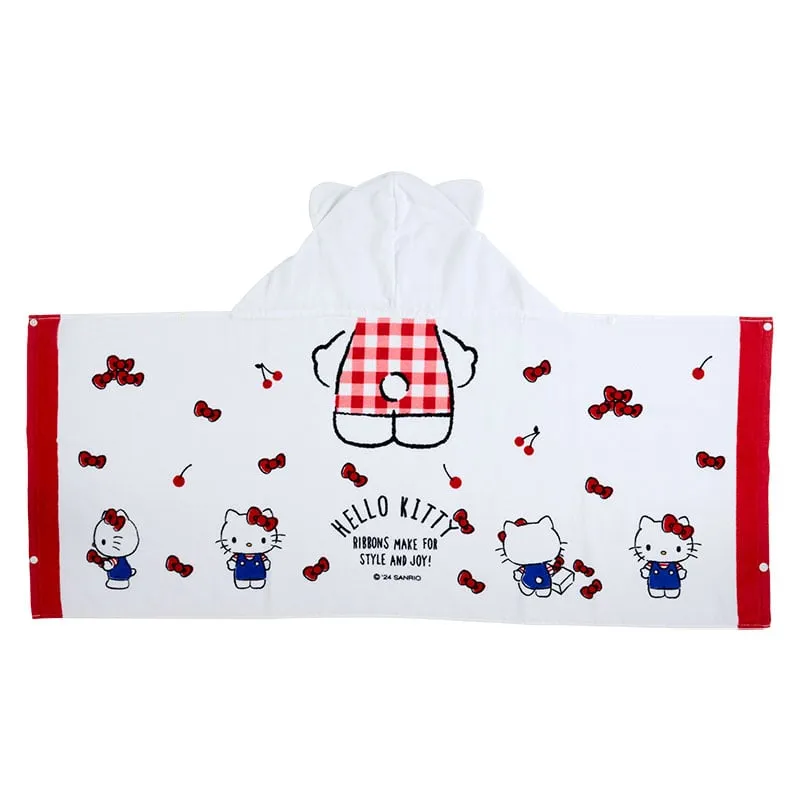 Hello Kitty Cherry Kids Hooded Towel