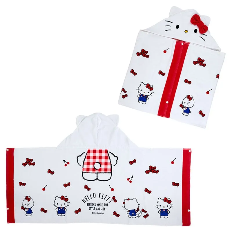 Hello Kitty Cherry Kids Hooded Towel