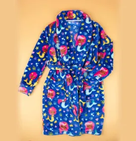 Mermaid Magic Kids Fleece Robe