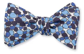 Navy/Blue Cellular Bow Tie - B5476