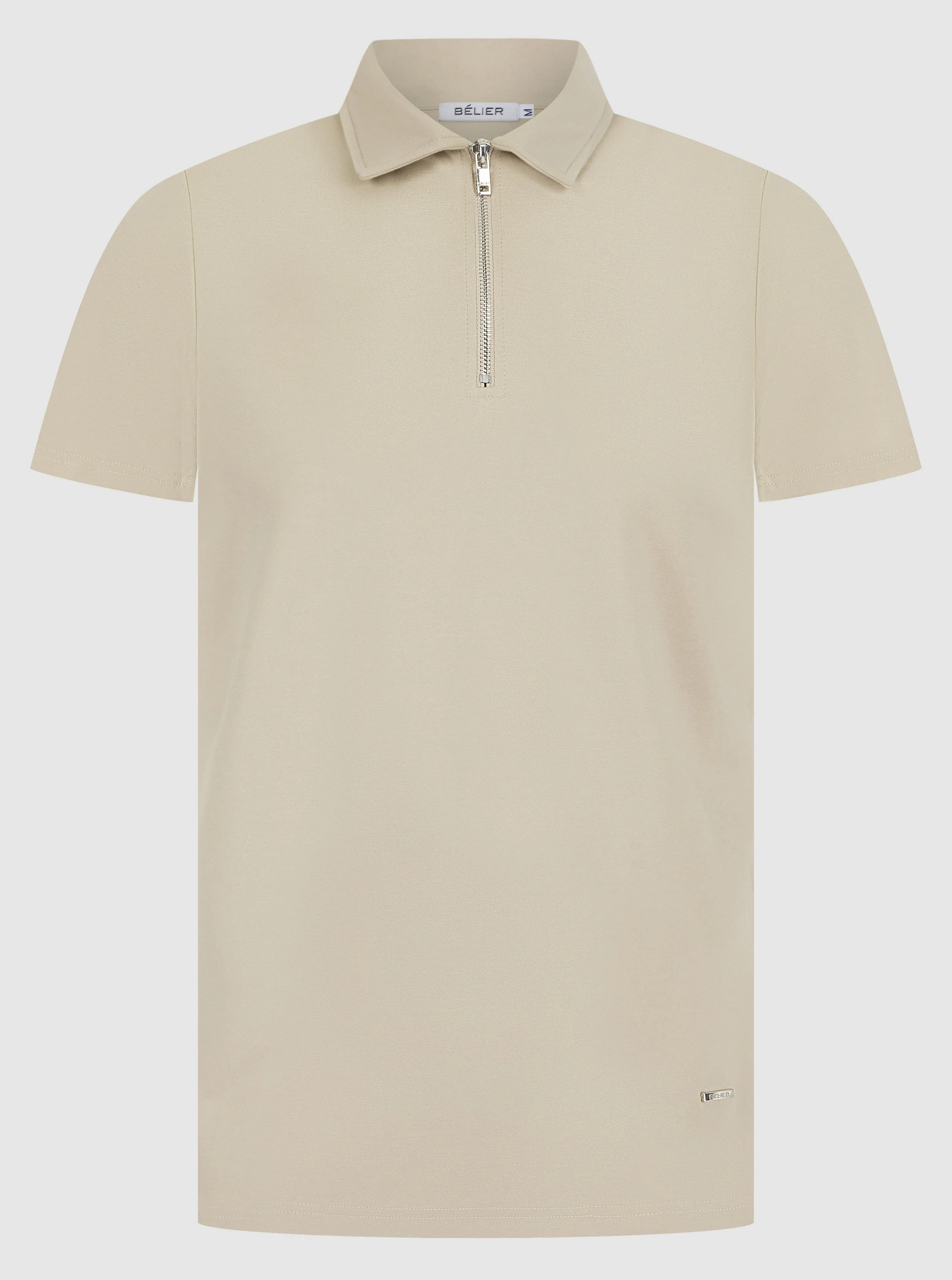 Premium Zip POLO TAUPE