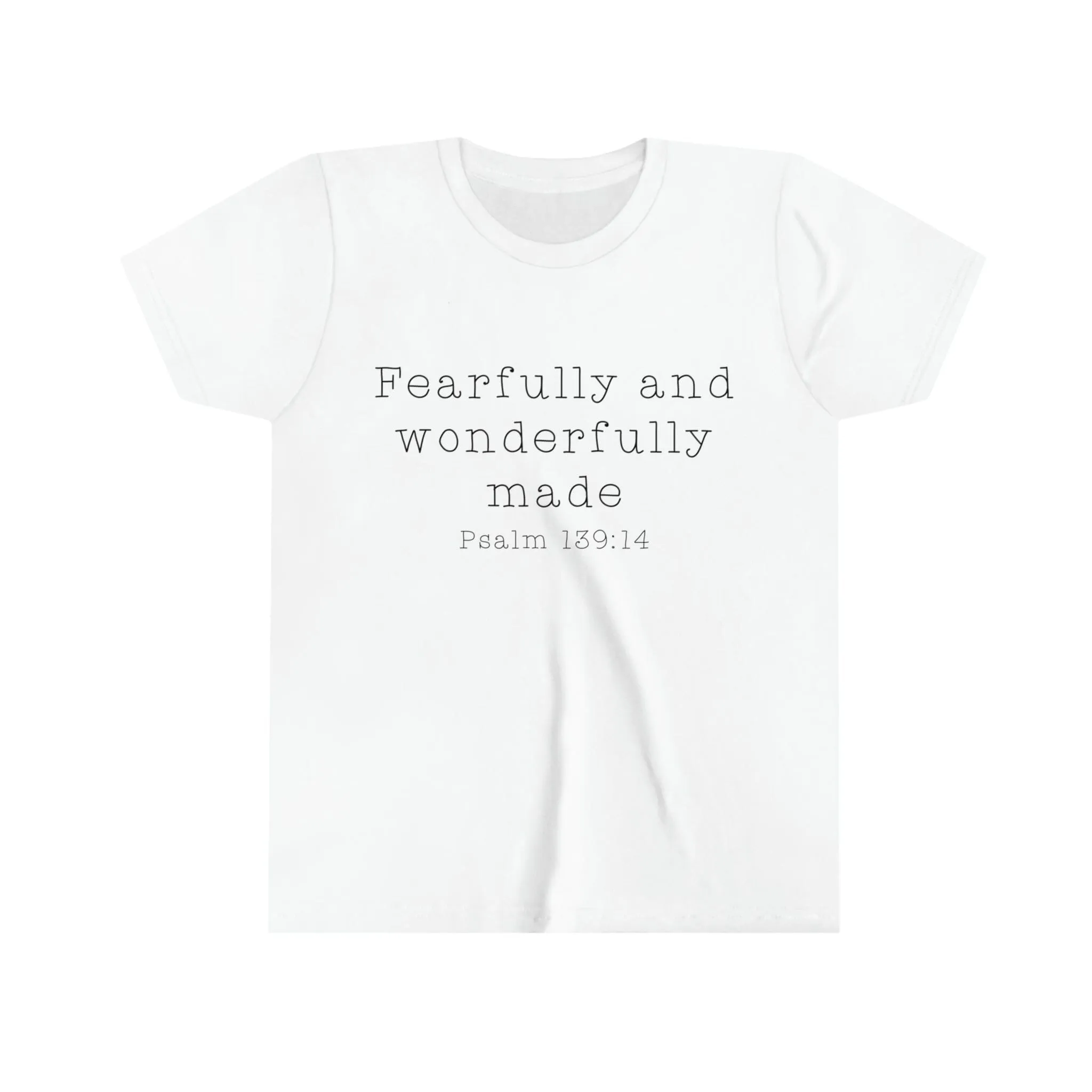 "Fearfully and Wonderfully Made" Bella Canvas Youth Short Sleeve Tee