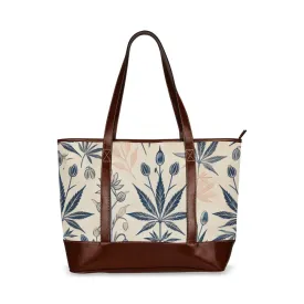 Soft Sativa leathery tote